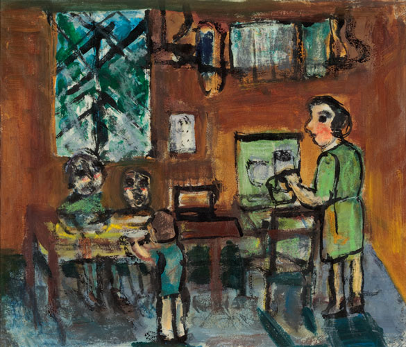 Gillian Kogan, Mother serving Supper